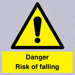 Danger Risk of falling